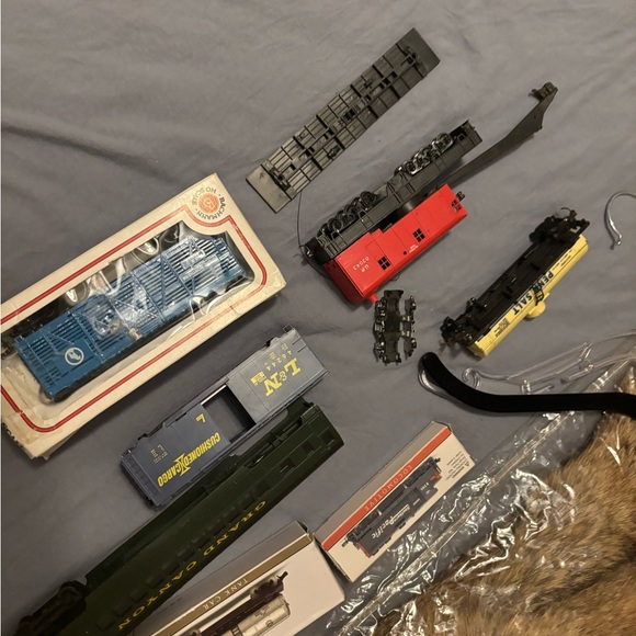 Bachmann Ho Scale Train Set Vintage Penn Salt, Locomotive, Tank Car, Wood Stock - Picture 7 of 15
